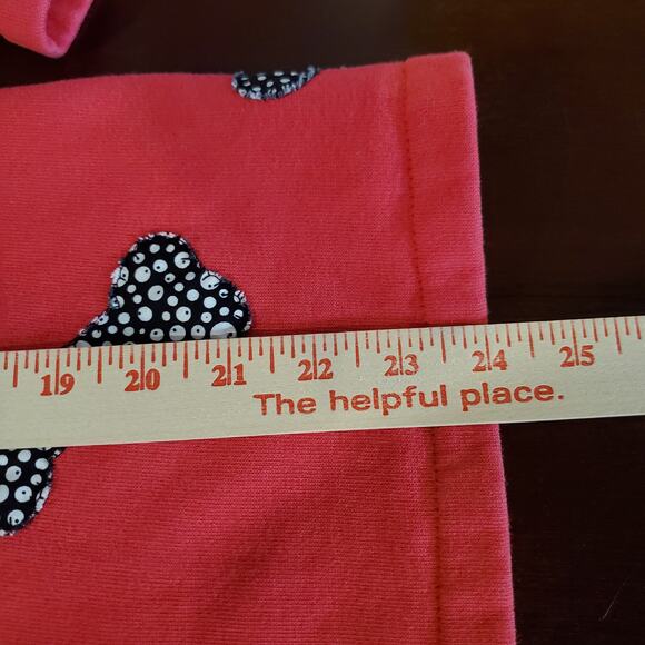 Vtg Tracey Designs Button Dog Cardigan Sweatshirt Size L Pockets Artsy Red Paws - Picture 12 of 12